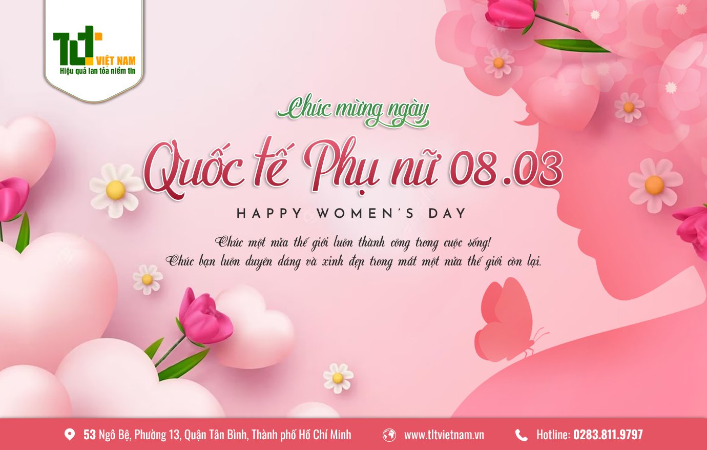 NGÀN LỜI YÊU THƯƠNG XIN GỬI ĐẾN MỘT NỬA CỦA THẾ GIỚI NHÂN NGÀY 8/3