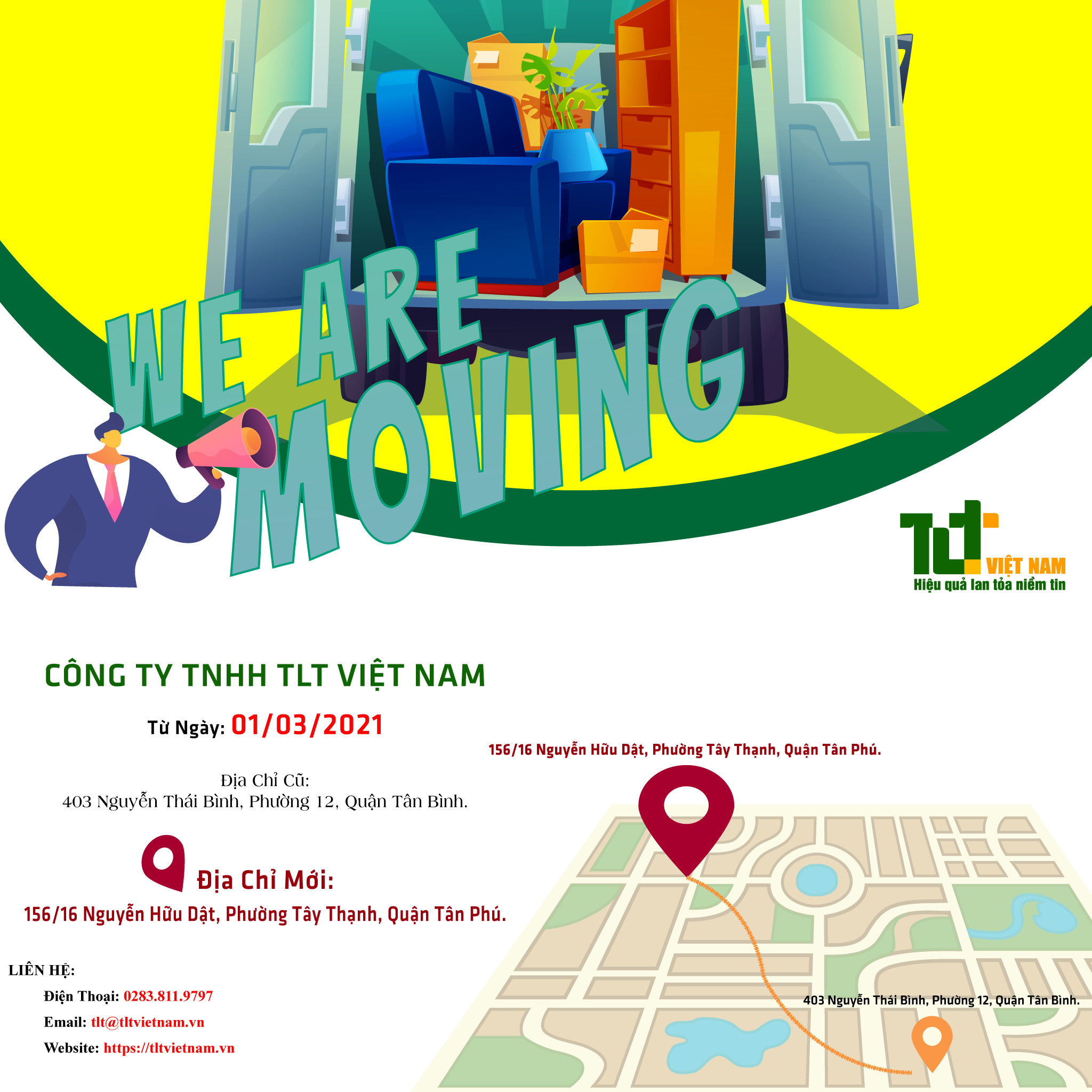 THÔNG BÁO CHUYỂN ĐỊA CHỈ CÔNG TY